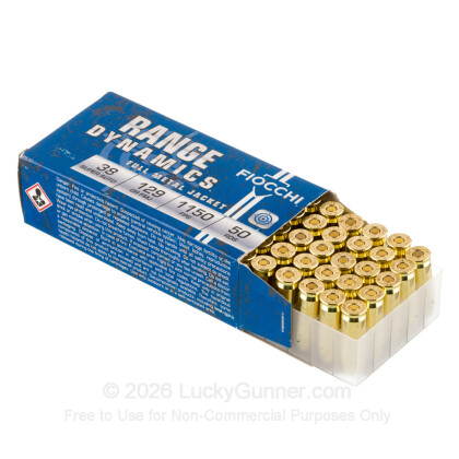Large image of 38 Super- 129 gr FMJ- Fiocchi - 1000 Rounds