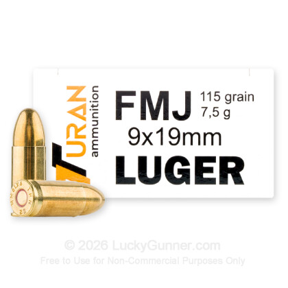 Image 1 of Turan 9mm Luger (9x19) Ammo