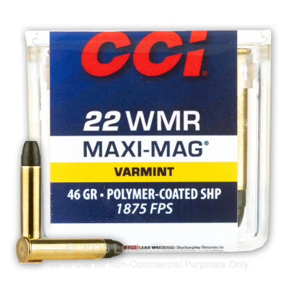 Image 1 of CCI .22 Magnum (WMR) Ammo