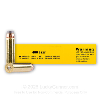 Image 1 of Buffalo Bore .460 Smith & Wesson Ammo