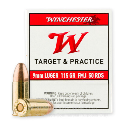 Image 2 of Winchester 9mm Luger (9x19) Ammo