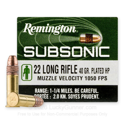 Image 1 of Remington .22 Long Rifle (LR) Ammo
