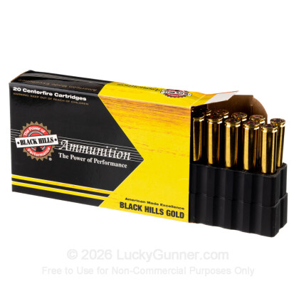 Large image of Premium 30-06 Ammo For Sale - 180 Grain TSX Ammunition in Stock by Black Hills Gold - 20 Rounds
