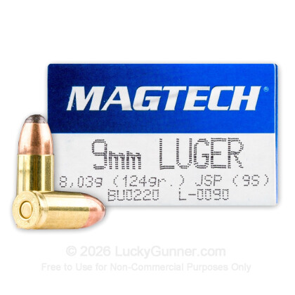 Image 1 of Magtech 9mm Luger (9x19) Ammo