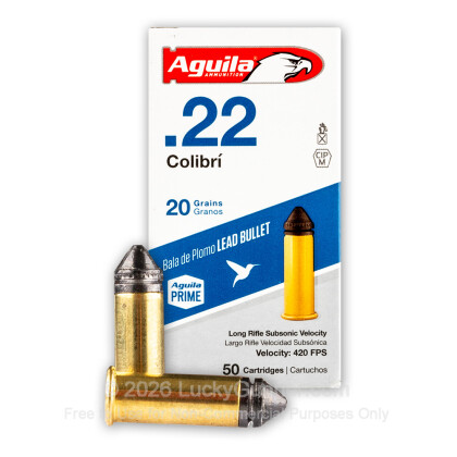 Image 2 of 22 LR Ammo from Aguila Image 2 of Aguila .22 Long Rifle (LR) Ammo