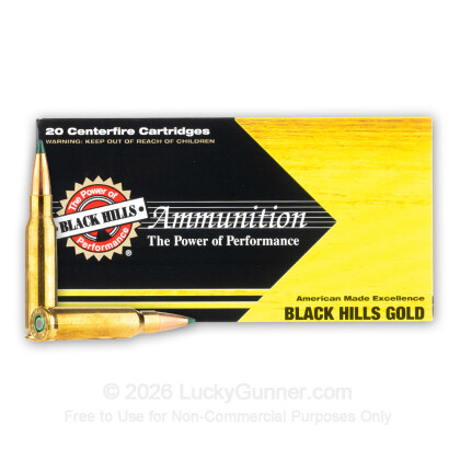 Large image of Premium 308 Ammo For Sale - 155 Grain TMK Ammunition in Stock by Black Hills Gold - 20 Rounds
