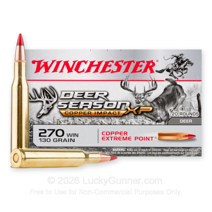 Image 2 of Winchester Ammo from Winchester Image 2 of Winchester .270 Winchester Ammo
