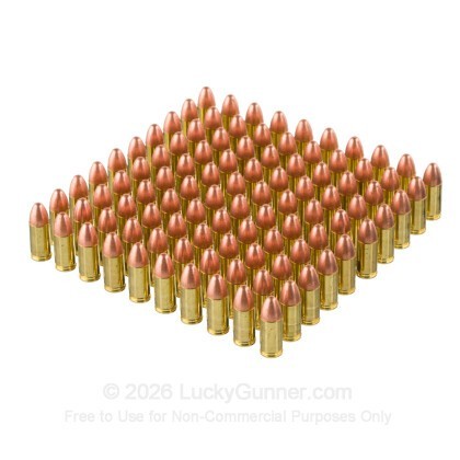 Large image of Cheap Blazer Brass 9mm Ammo For Sale - 124 Grain FMJ - 100 Rounds