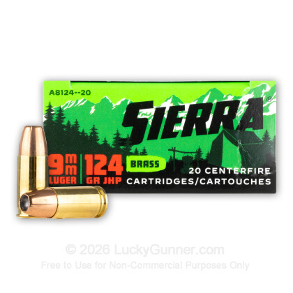Image 1 of Sierra Bullets 9mm Luger (9x19) Ammo