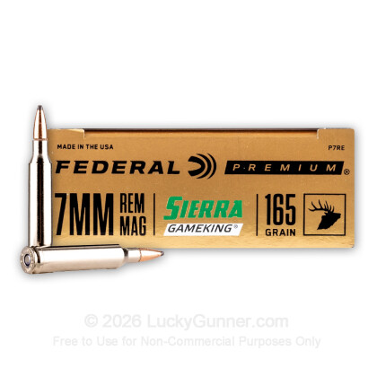 Image 2 of Federal Ammo from Federal Image 2 of Federal 7mm Remington Magnum Ammo