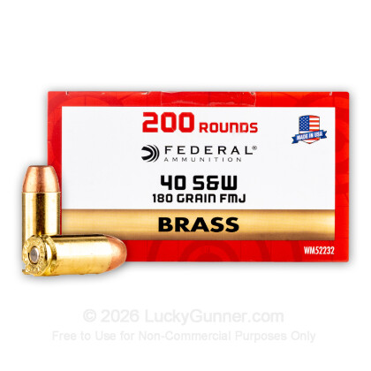 Image 2 of Federal .40 S&W (Smith & Wesson) Ammo