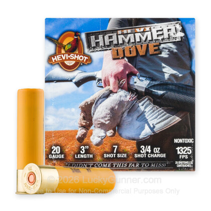 Image 2 of 20 Gauge Ammo Shells from Hevi-Shot Image 2 of Hevi-Shot 20 Gauge Ammo