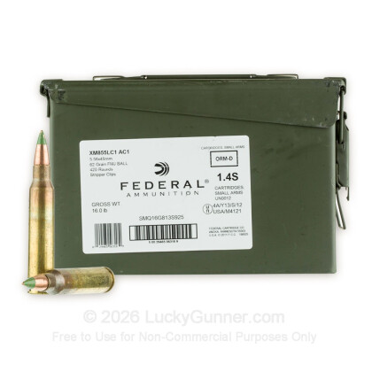 Image 1 of Federal 5.56x45mm Ammo