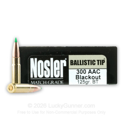 Image 1 of Nosler Ammunition .300 Blackout Ammo