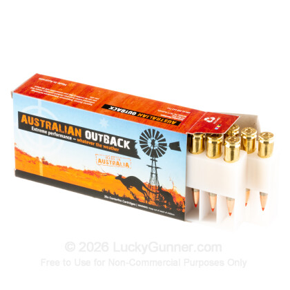 Large image of Premium 243 Win Ammo For Sale - 87 Grain V-Max Ammunition in Stock by Australian Outback - 20 Rounds