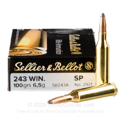 Image 2 of Sellier & Bellot .243 Winchester Ammo