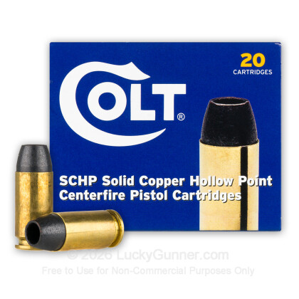Large image of Cheap 40 S&W Ammo For Sale - 155 Grain SCHP Ammunition in Stock by Colt - 20 Rounds