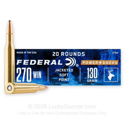 Image 1 of Federal .270 Winchester Ammo