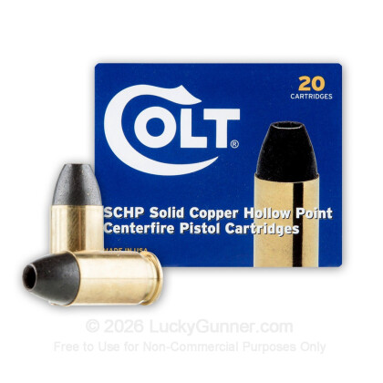 Large image of Cheap 380 ACP Ammo For Sale - 80 Grain SCHP Ammunition in Stock by Colt - 20 Rounds
