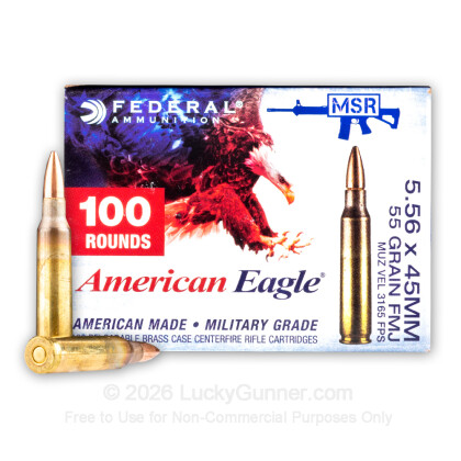 Image 1 of Federal 5.56x45mm Ammo