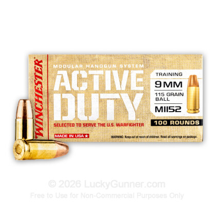 Image 1 of Winchester 9mm Luger (9x19) Ammo