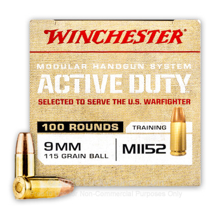 Image 2 of Winchester 9mm Luger (9x19) Ammo