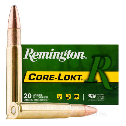 Large image of Remington Core-Lokt 35 Whelen Ammo For Sale - 200 Grain PSP - 20 Rounds