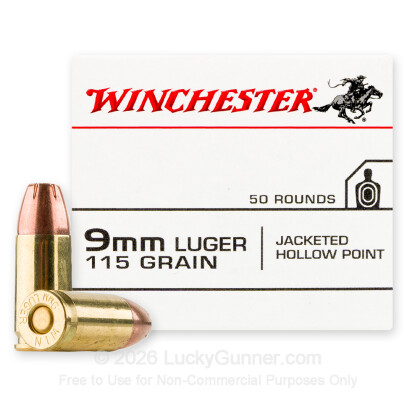 Image 2 of Winchester 9mm Luger (9x19) Ammo