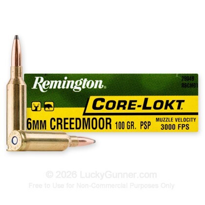 Image 1 of Remington 6mm Creedmoor Ammo