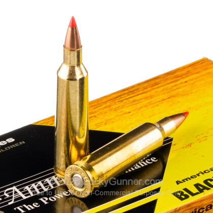 Large image of Premium 22-250 Ammo For Sale - 50 Grain V-Max Ammunition in Stock by Black Hills Gold - 20 Rounds