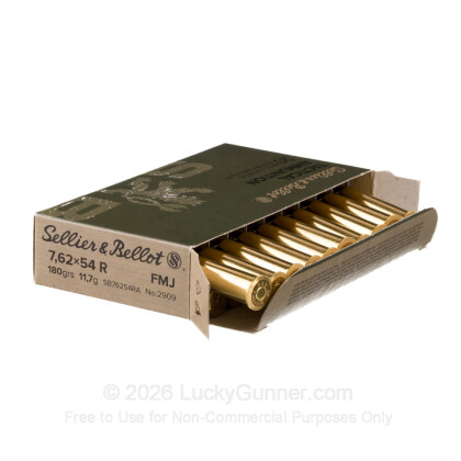 Image 6 of Sellier & Bellot Ammo from Sellier & Bellot Image 6 of Sellier & Bellot 7.62x54r Ammo