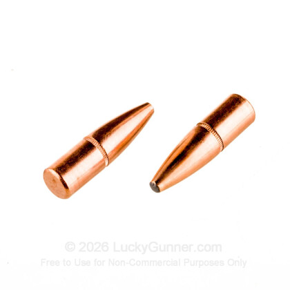 Large image of Bulk 338 Lapua Magnum (.338) Bullets for Sale - 225 Grain Spire Point Bullets in Stock by Hornady - 100