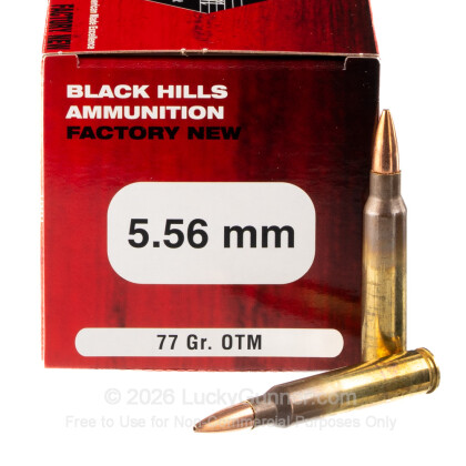 Image 1 of Black Hills Ammunition 5.56x45mm Ammo