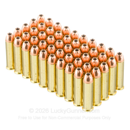 Large image of Cheap 357 Mag Ammo For Sale - 148 Grain JHP Ammunition in Stock by Fiocchi - 50 Rounds