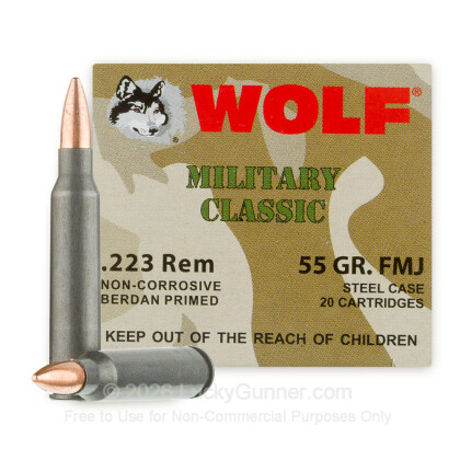 Image 2 of Wolf .223 Remington Ammo