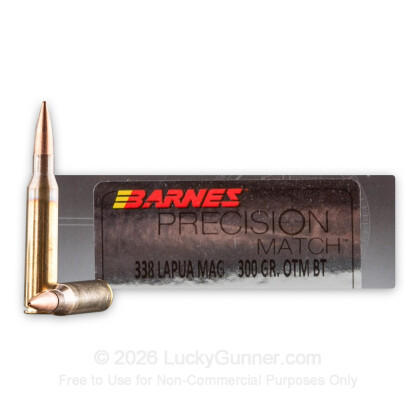 Image 1 of Barnes .338 Lapua Magnum Ammo