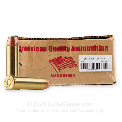 Image 1 of American Quality Ammunition .357 Magnum Ammo
