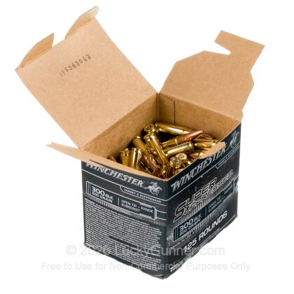 Large image of Winchester Super Suppressed 300 BLK Ammo For Sale - 200gr OT - 50rds