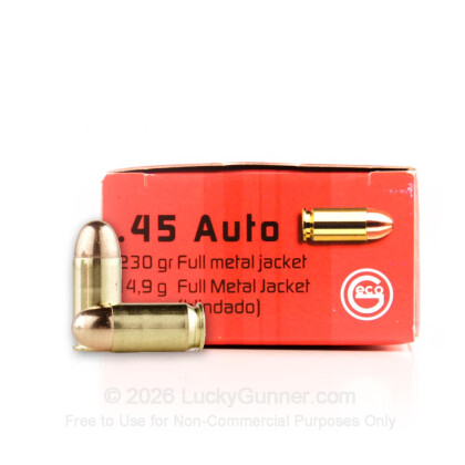 Image 1 of GECO 45 ACP (Auto) Ammo