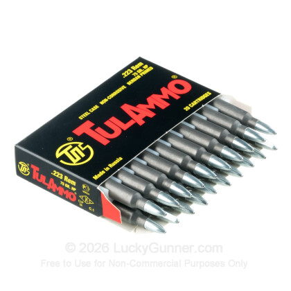 Image 3 of Tula Cartridge Works .223 Remington Ammo