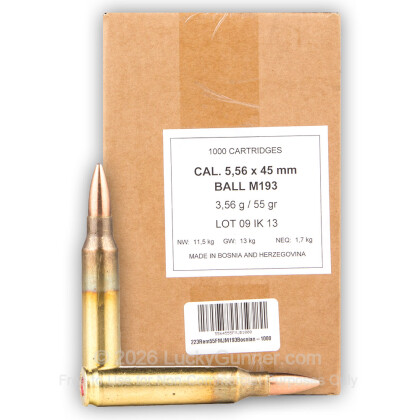Image 3 of Bosnian Surplus 5.56x45mm Ammo