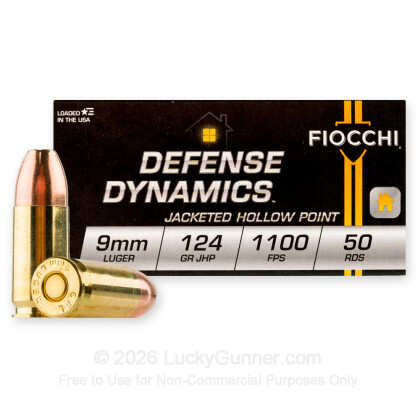 Image 1 of Shop by Popular Brand from Fiocchi Image 1 of Fiocchi 9mm Luger (9x19) Ammo