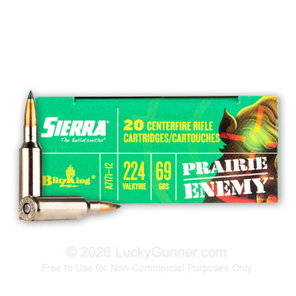 Image 1 of Sierra Bullets .224 Valkyrie Ammo