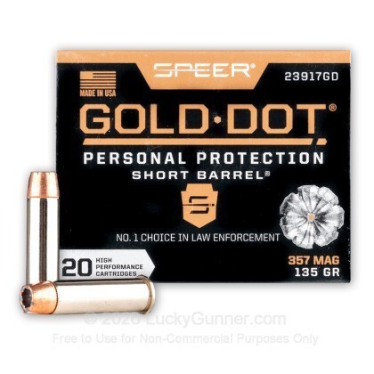 Image 1 of 357 Magnum Ammo from Speer Image 1 of Speer .357 Magnum Ammo