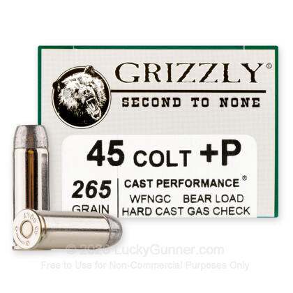 Image 1 of Grizzly Ammo .45 Long Colt Ammo