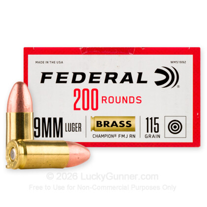Image 1 of Federal 9mm Luger (9x19) Ammo