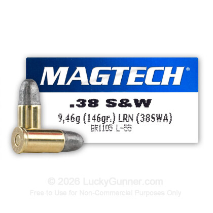 Image 1 of Magtech .38 Smith & Wesson Ammo