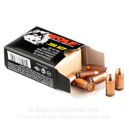 Image 3 of Wolf .380 Auto (ACP) Ammo
