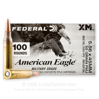 Image 1 of Federal 5.56x45mm Ammo