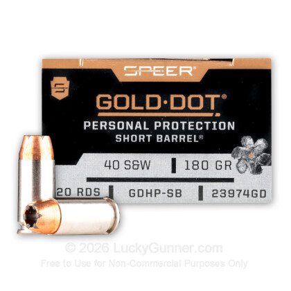 Image 2 of Speer 40 Smith & Wesson Ammo